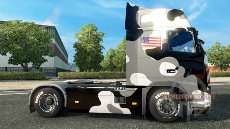 La peau de l'Armée américaine de la Neige sur un pour Euro Truck Simulator 2