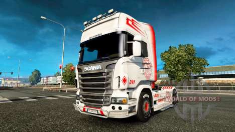 Vabis de la peau pour Scania camion pour Euro Truck Simulator 2
