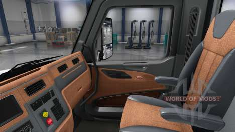 Aktualisiert Innenraum in einen Peterbilt 579 für American Truck Simulator