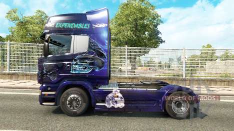 Expendables skin für Scania-LKW für Euro Truck Simulator 2