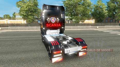 De la peau pour camion Scania Scania pour Euro Truck Simulator 2