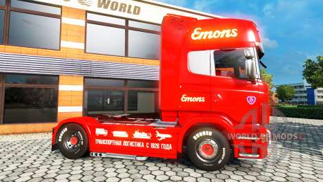 Emons skin für Scania-LKW für Euro Truck Simulator 2