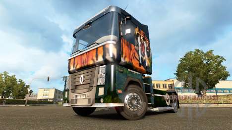 Peau de tigre pour Renault camion pour Euro Truck Simulator 2