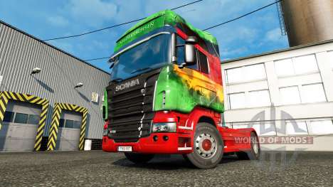 La peau Inférieure sur le tracteur Scania pour Euro Truck Simulator 2