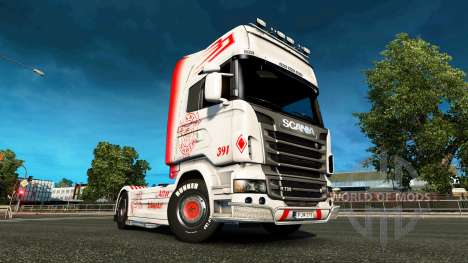 Vabis skin für den Scania truck für Euro Truck Simulator 2