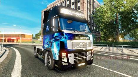 La peau de Star Trek dans l'Obscurité pour Volvo pour Euro Truck Simulator 2