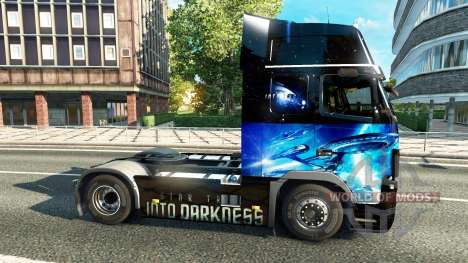 Haut Star Trek in to Darkness für Volvo-LKW für Euro Truck Simulator 2