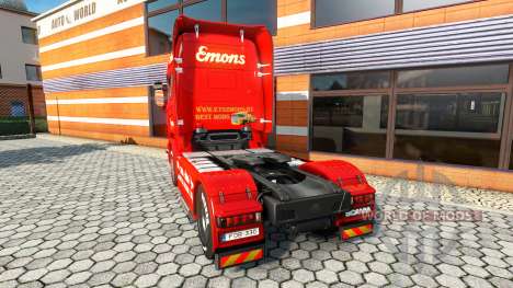 Emons de la peau pour Scania camion pour Euro Truck Simulator 2