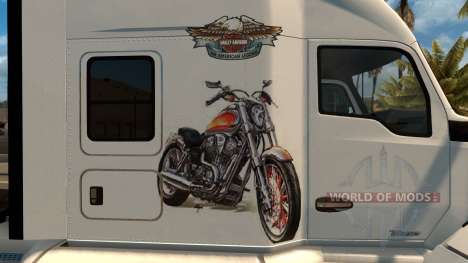 Kenworth T680 Harley Davidson Skin pour American Truck Simulator