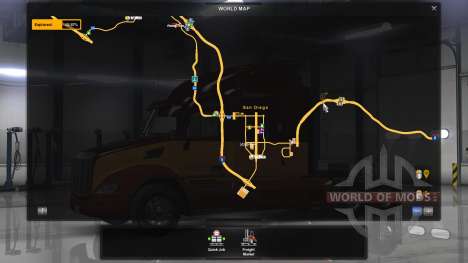 Karte Von China für American Truck Simulator