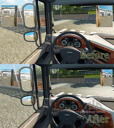 Des petits miroirs pour Euro Truck Simulator 2