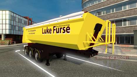 Luc Furse de la peau pour remorque pour Euro Truck Simulator 2
