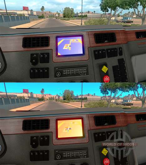 Arrière-plan coloré Navigator pour American Truck Simulator