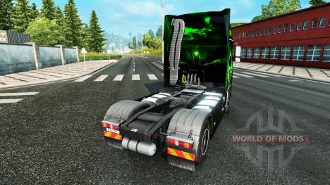 Biohazard skin für Volvo-LKW für Euro Truck Simulator 2