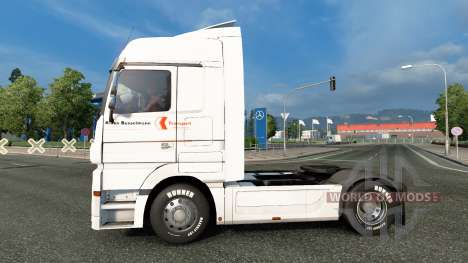 La peau Klaus Bosselmann sur le tracteur Mercede pour Euro Truck Simulator 2