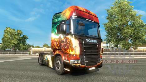 Guild Wars 2 de la peau pour Scania camion pour Euro Truck Simulator 2
