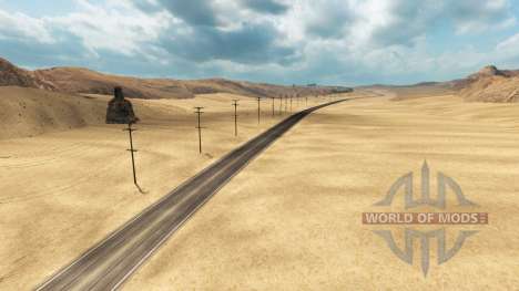 Les Routes Du Nord Du Nevada pour American Truck Simulator