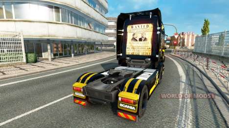 Al Capone skin für Scania-LKW für Euro Truck Simulator 2