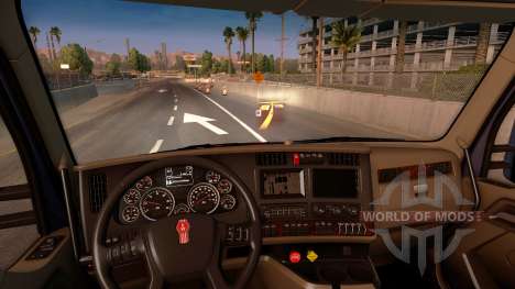 Das Hologramm der minimap für American Truck Simulator