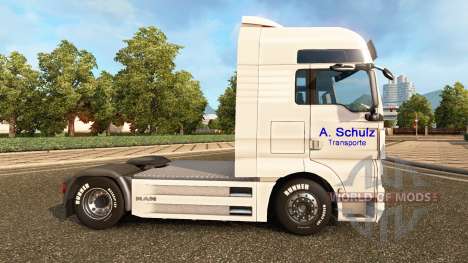 De la peau A. Schulz sur le camion de l'HOMME pour Euro Truck Simulator 2