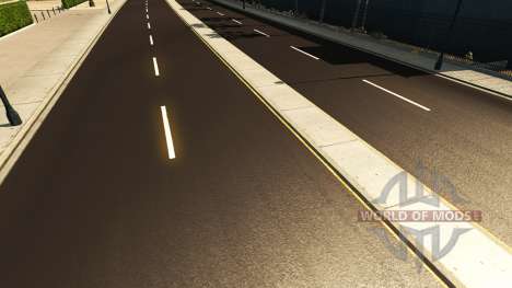 Dunkler asphalt für American Truck Simulator