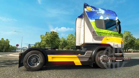 Gasunie de Transport de la peau pour Scania cami pour Euro Truck Simulator 2