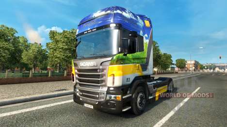 Gasunie Transport skin für den Scania truck für Euro Truck Simulator 2