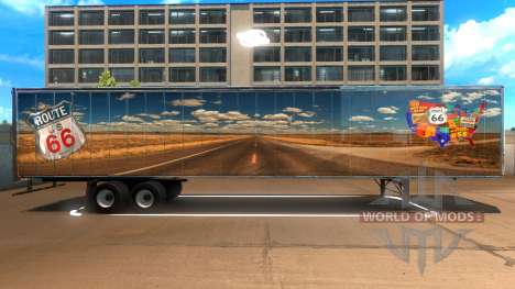 Route 66 Trailer für American Truck Simulator