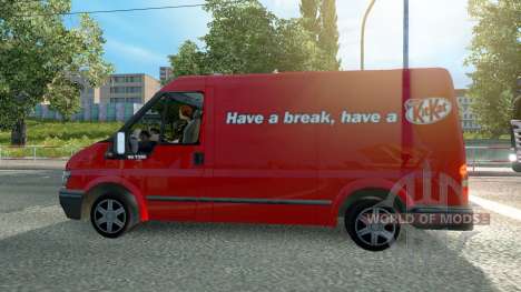 Ford Transit KitKat für Euro Truck Simulator 2