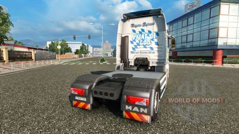 Haut Bayern Express auf dem LKW MAN für Euro Truck Simulator 2