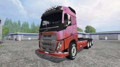 Volvo FH16 8x4 v3.0 pour Farming Simulator 2015