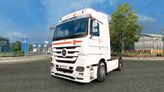 La peau Klaus Bosselmann sur le tracteur Mercedes-Benz pour Euro Truck Simulator 2