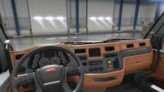 Aktualisiert Innenraum in einen Peterbilt 579 für American Truck Simulator
