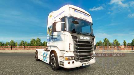 La bavière Express de la peau pour Scania camion pour Euro Truck Simulator 2