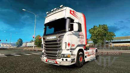 Vabis skin für den Scania truck für Euro Truck Simulator 2