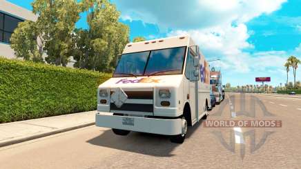 Real marques dans des fourgons de la circulation pour American Truck Simulator