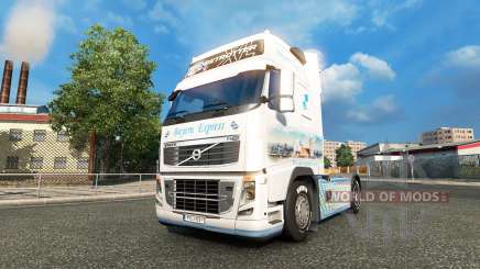 Bayern Express skin für Volvo-LKW für Euro Truck Simulator 2