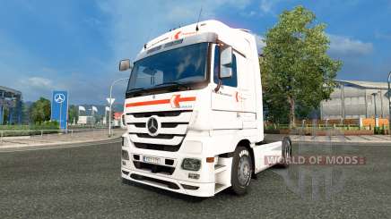 Skin von Klaus Bosselmann auf der Sattelzugmaschine Mercedes-Benz für Euro Truck Simulator 2