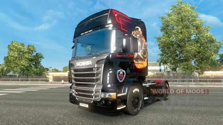 De la peau pour camion Scania Scania pour Euro Truck Simulator 2