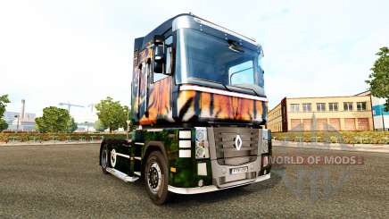 Tiger skin für Renault-LKW für Euro Truck Simulator 2