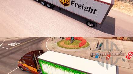 Anhänger-UPS und Grüne Stadt für American Truck Simulator