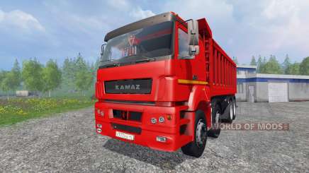 Die KamAZ-65802 8x4 v2.0 für Farming Simulator 2015