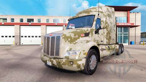 Camouflage-skins für den Peterbilt und Kenworth- für American Truck Simulator