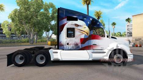 Haut-U. S. A.-Adler auf einem Kenworth-Zugmaschi für American Truck Simulator