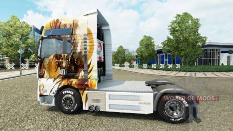 La peau de Guild Wars 2 sur le camion de l'HOMME pour Euro Truck Simulator 2