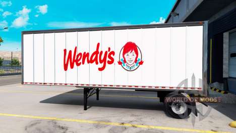 Skins amerikanischen fast-food-Anhängern für American Truck Simulator