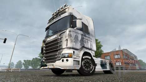 Haut Fluch der Karibik-on-Traktor für Scania für Euro Truck Simulator 2