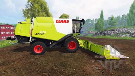 CLAAS Lexion 670 v1.2 pour Farming Simulator 2015