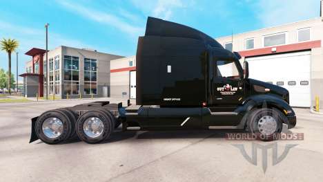 La peau des bandes de Transport sur camion Peter pour American Truck Simulator