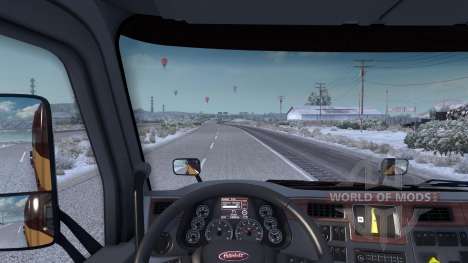 L'hiver mod (Glacial de l'Hiver Mod v1.0) pour American Truck Simulator